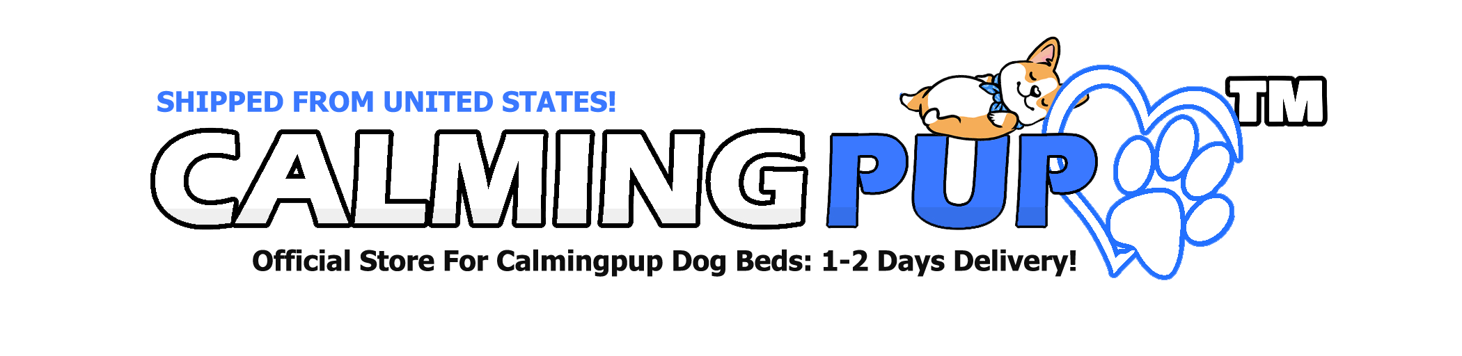 Official Calmingpup Calming Dog Bed Logo