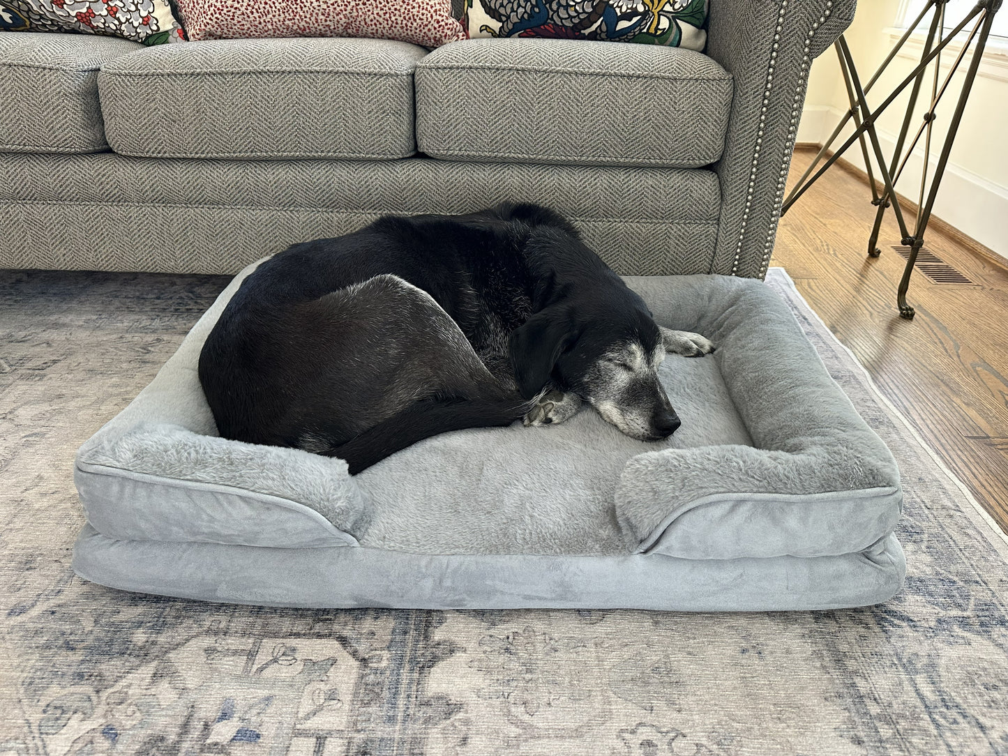CalmingPup Orthopedic Calming Dog Bed - CertiPUR-US  certified and machine washable